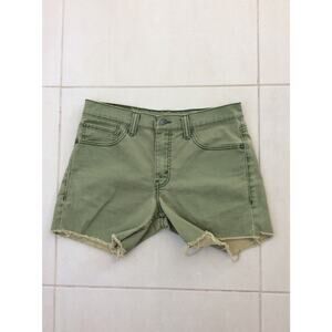 Levi's 511 Denim Shorts Mid Rise Stretch Jean FLAW